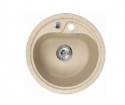 Мойка для кухни Marmorin Vask Ø45 см искусственный камень Magranit песочный 260 803 007