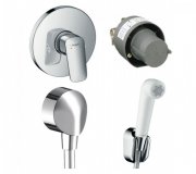 Гигиенический душ скрытого монтажа Hansgrohe Logis 1262019