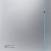 Побутовий вентилятор Soler & Palau Silent 300 CZ Silver Design 3C осьовий срібло 5210624100