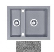 Мойка для кухни Marmorin Cire 1,5k 63х50 см искусственный камень Magranit серый 375 503 003