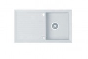 Мойка для кухни Marmorin Cire 1k 10 86х50 см искусственный камень Magranit белый 375 113 006