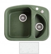 Мойка для кухни Marmorin Forst 1,5k 63х50,5 см искусственный камень Magranit белый 310 507 006