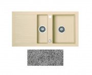 Мийка для кухні Marmorin Cire 1,5k 10 94х50 см штучний камінь Magranit сірий 375 513 003