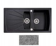 Мойка для кухни Marmorin Fenco 1,5k 10 97х51 см искусственный камень Magranit серый 320 513 003