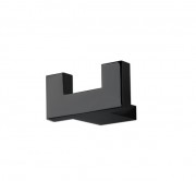 Гачок для ванної 3SC SK 2.0 подвійний латунь чорний матовий SK12NO