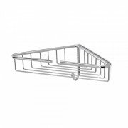  	Корзина-мыльница для ванной 3SC Appy&Griglie угловая с крючком латунь хром LI2ASL