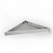 Полка для ванної 3SC SK 2.0 настінна кутова латунь хром SK2ASL