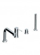 Смеситель на борт ванны Eurorama Net с ручным душем хром 145250C