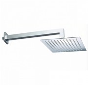 Лейка для верхнього душа Eurorama Wellness 200х200 мм з тримачем сталь R51831