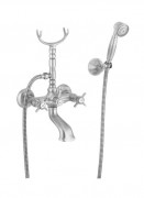 Смеситель для ванной Eurorama Orientes с душевым гарнитуром хром 402ORC