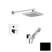 Душевая система скрытого монтажа Daniel Oxy черный матовый OXT23615Z15