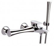Смеситель для ванной Daniel Diva с душевым гарнитуром хром DV6102MCR