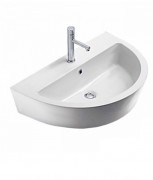 Раковина для ванной Catalano Zero Kono 75х48 см керамика белый 75KO