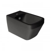 Біде підвісне Simas Baden Baden 36х56 см фаянс чорний матовий BB19F87