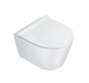 Унітаз підвісний Catalano New Zero 35х45 см з кришкою кераміка білий 1VSV45N00+5V45STP00