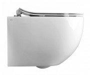 Унитаз подвесной Axa Glomp безободковый 36,5х51 см керамика белый матовый 0201012