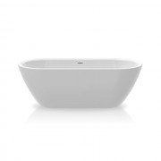 Ванна акриловая Knief Form 190x90 см с щелевым переливом белый глянцевый 0100287+010009106S