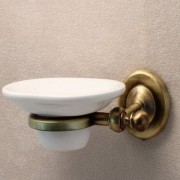 Мильниця для ванною Ibb British настінна метал/кераміка бронза BI01BRO