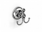 Гачок для ванної Ibb British подвійний метал хром BI09CRO