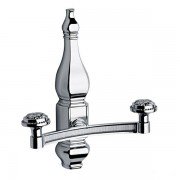 Крючок для ванной Ibb Queen двойной металл хром QN08CRO