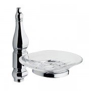 Мильниця для ванною Ibb Queen настінна метал/скло хром QN01CCRO