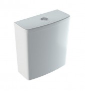 Зливний бачок для унітазу-компакта Geberit Selnova Square 37х39 см фарфор білий 500.266.01.1