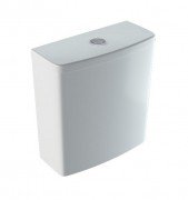 Сливной бачок для унитаза-компакта Geberit Selnova Square 37х39 см фарфор белый 500.266.01.1