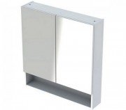 Зеркальный шкаф Geberit Selnova Square подвесной 58,8х17,5 см ДСП белый глянец 501.264.00.1