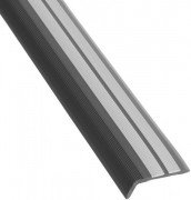 Антискользящий угловой профиль Salag Cirrus ПВХ 0.91 м черный 132004