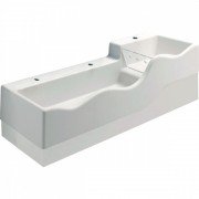 Раковина для ванної Geberit Bambini для дітей ліва 139х41,5 см Varicor альпін білий 430300016