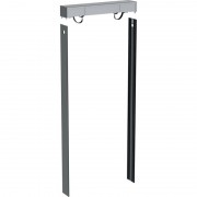 Комплект крышки и боковых накладок для сантехнического модуля Geberit Monolith Plus алюминий черный хром 131.197.00.1