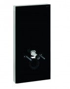 Система инсталляции для подвесного унитаза Geberit Monolith Plus 101 см черное стекло/алюминий черный хром 131.221.SJ.6