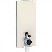 Система инсталляции для напольного унитаза Geberit Monolith Plus 114 см песочно-серое стекло/алюминий 131.233.JL.5