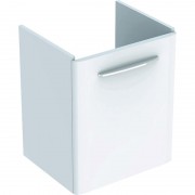 Тумба под раковину Geberit Selnova Square 46,4х40,6 см подвесная ДСП белый 500.178.01.1