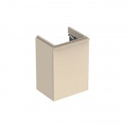 Тумба під раковину Geberit Smyle Square 44,2х35,6 см петлі зліва ДСП пісочно-сірий 500.351.JL.1