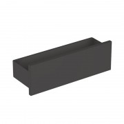 Полка для ванної Geberit Smyle Square 45х15 см ДСП темно-сірий 500.362.JK.1