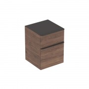 Шкафчик подвесной Geberit Smyle Square 45х47 см ДСП темный орех 500.357.JR.1