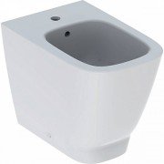 Біде підлогове приставне Geberit Smyle Square 35х54 см фарфор білий 500.841.00.1
