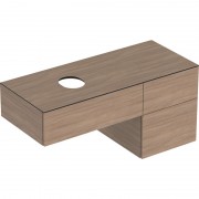 Тумба под накладную раковину Geberit VariForm 120х51 см ДСП дуб 501.187.00.1