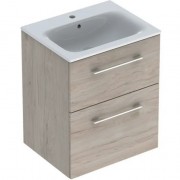 Тумба под раковину Geberit Selnova Square 53,8х50,2 см ДСП светлый орех 501.203.00.1
