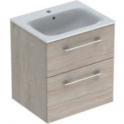 Тумба под раковину Geberit Selnova Square 58,8х50,2 см ДСП светлый орех 501.207.00.1