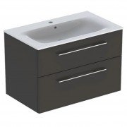 Тумба під раковину Geberit Selnova Square 98,8х50,2 см ДСП лава 501.213.00.1