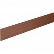 Цокольна планка для терасної дошки Вergdeck дерево/ПВХ горіх BDM003