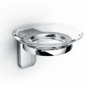 Мильниця для ванною Ibb Brixia настінна пластик хром BX01PCRO