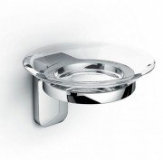 Мыльница для ванной Ibb Brixia настенная пластик хром BX01PCRO