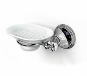 Мыльница для ванной Ibb Liberty настенная белый/хром LI01CRO