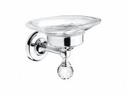 Мильниця для ванною Ibb Madras Oriente Swarovski настінна метал/скло хром MA01CCROSWA