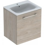 Тумба під раковину Geberit Selnova Square 58,8х50,2 см ДСП світлий горіх 501.223.00.1