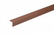 Угловой профиль для террасной доски Bergdeck дерево/ПВХ каштан BDK004