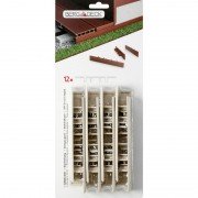 Заглушки для терасної дошки Bergdeck дерево/ПВХ клен (упаковка 12 шт) BDZD05